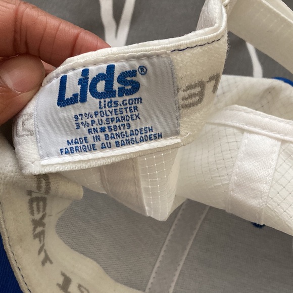 Blue & White Baseball Hat - Picture 5 of 8